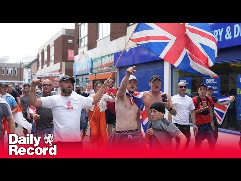 Nuneaton protest sees hundreds march over alleged rape of 12-year-old girl