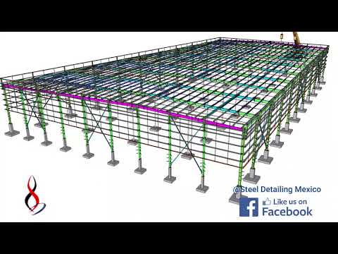 HOW IS AN INDUSTRIAL STEEL BUILDING 3D MODEL