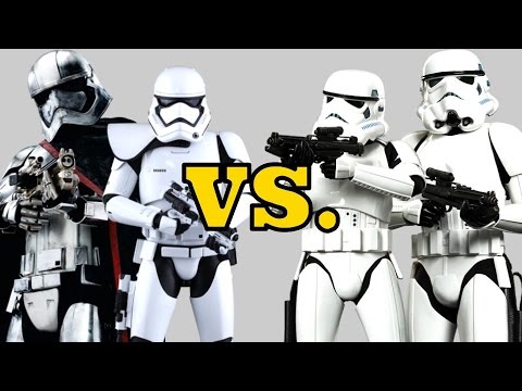 First Order Stormtroopers vs. Imperial Stormtroopers - Armor, Weapons and Training Comparison