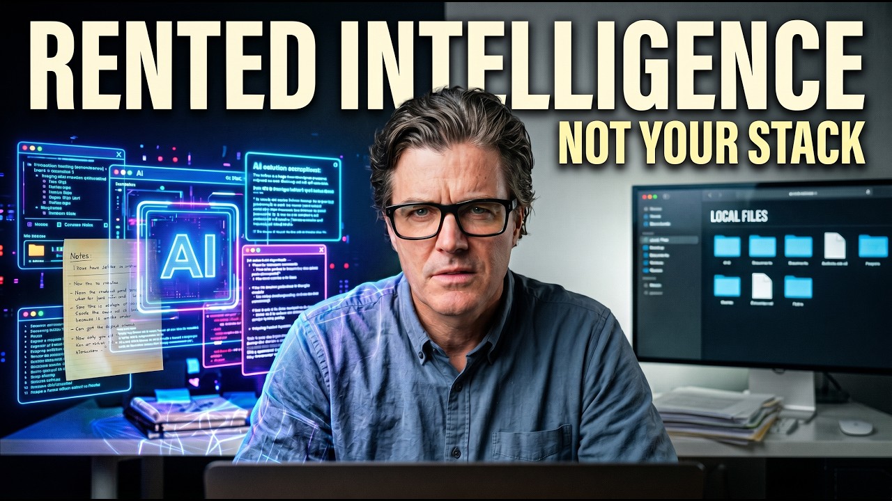 Don’t Build Your Brain on Rented Infrastructure