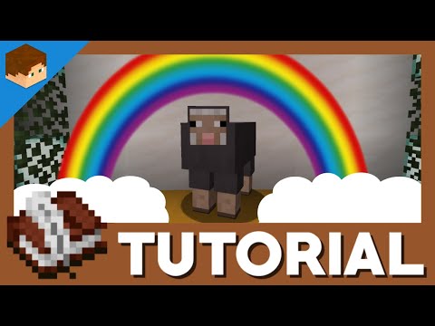 Minecraft: How to Make a Rainbow Sheep - YouTube