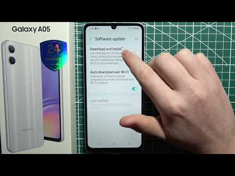Samsung Galaxy A05: How to Update Software