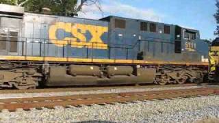 preview picture of video 'CSXT Train Q275 / Fairdale,KY / 10-1-08'