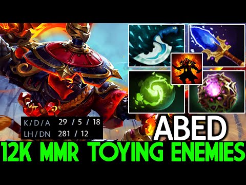 ABED [Ember Spirit] 12K MMR Toying Enemies 100% Outplayed Dota 2