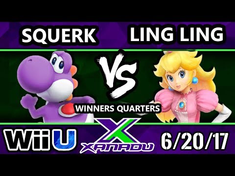 S@X 207 - Squerk (Yoshi) Vs. Ling Ling (Peach) - SSB4 Winners Quarters - Smash 4 - Smash for Wii U.