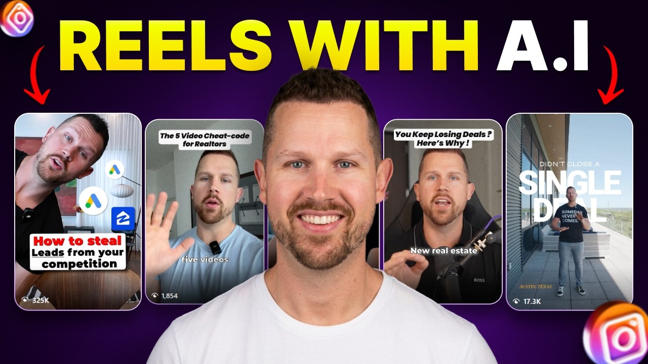 Instagram for Realtors: How to Create 30 Days of Reels in MINUTES Using A.I.