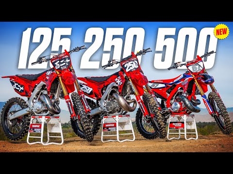 NEW 2023 Honda CR500 Two-Stroke VS. 125 & 250