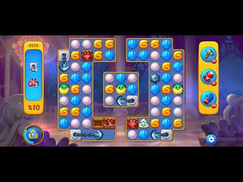 Fishdom level 9520 no boosters フィッシュダム ノーマル