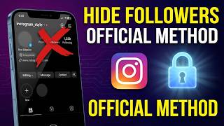 How to Hide Instagram Followers and Following List 🔒 Make Your Instagram Following List Private