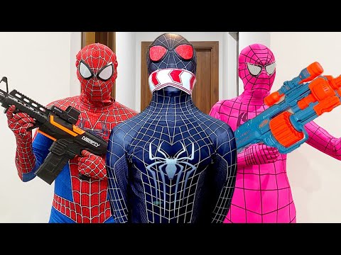 TEAM SPIDER-MAN vs BAD GUY TEAM | RESCUE VENOM From BAD-HERO #2 ( Live Action ) - Fun FLife TV