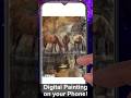Digital Realistic Painting Horses 12 Paintology App Shorts Shortvideo Drawing Painting Art