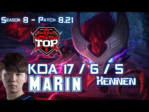 TOP MaRin KENNEN vs AATROX Top - Patch 8.21 KR Ranked
