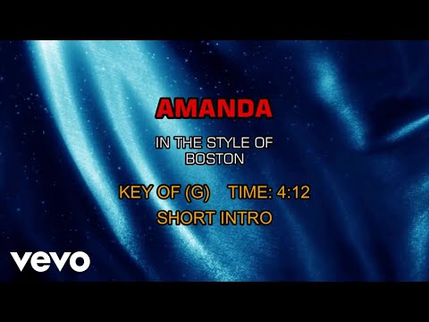 Boston - Amanda (Karaoke)