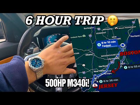 Thumbnail for 400 MILE ROAD TRIP IN MY STAGE 2 BMW M340i! MA TO NJ! *4K POV* by BMW