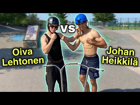 Oiva Lehtonen VS Johan Heikkilä | GAME OF SCOOT MAASTA!!