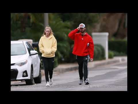 Abby Champion & Patrick Schwarzenegger Out for an afternoon walk in Santa Monica, January 31, 2021