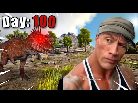 I literally Spent 100 DAYS in ARK: Survival Evolved!!!