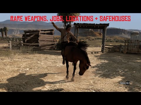 Red Dead Redemption 100% Walkthrough. Rare Weapons, Jobs, Locations & Safehouses