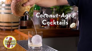 We aged 3 cocktails in coconuts and then ranked them from delicious to undrinkable