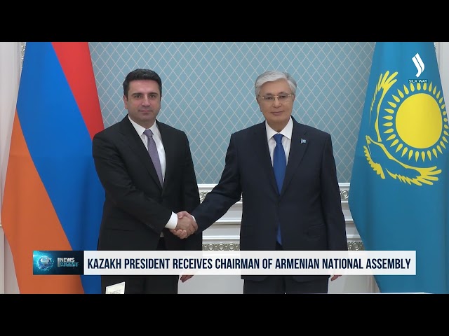 Kazakh President receives Chairman of Armenian National Assembly