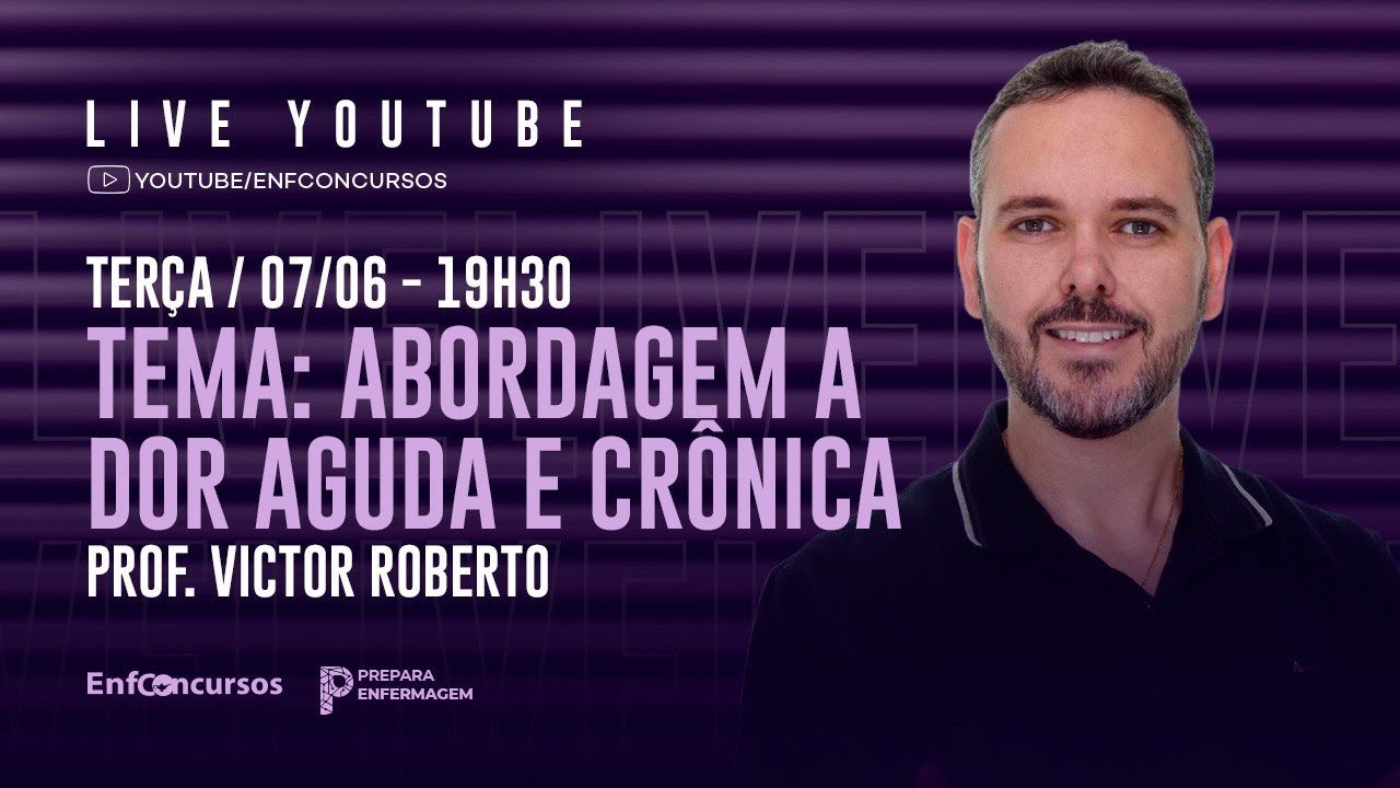 Abordagem a dor aguda e crônica - aula gratuita - Professor Victor Roberto