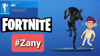 Xenomorph from Alien dancing to Zany for 2 minutes straight in Fortnite on PS5