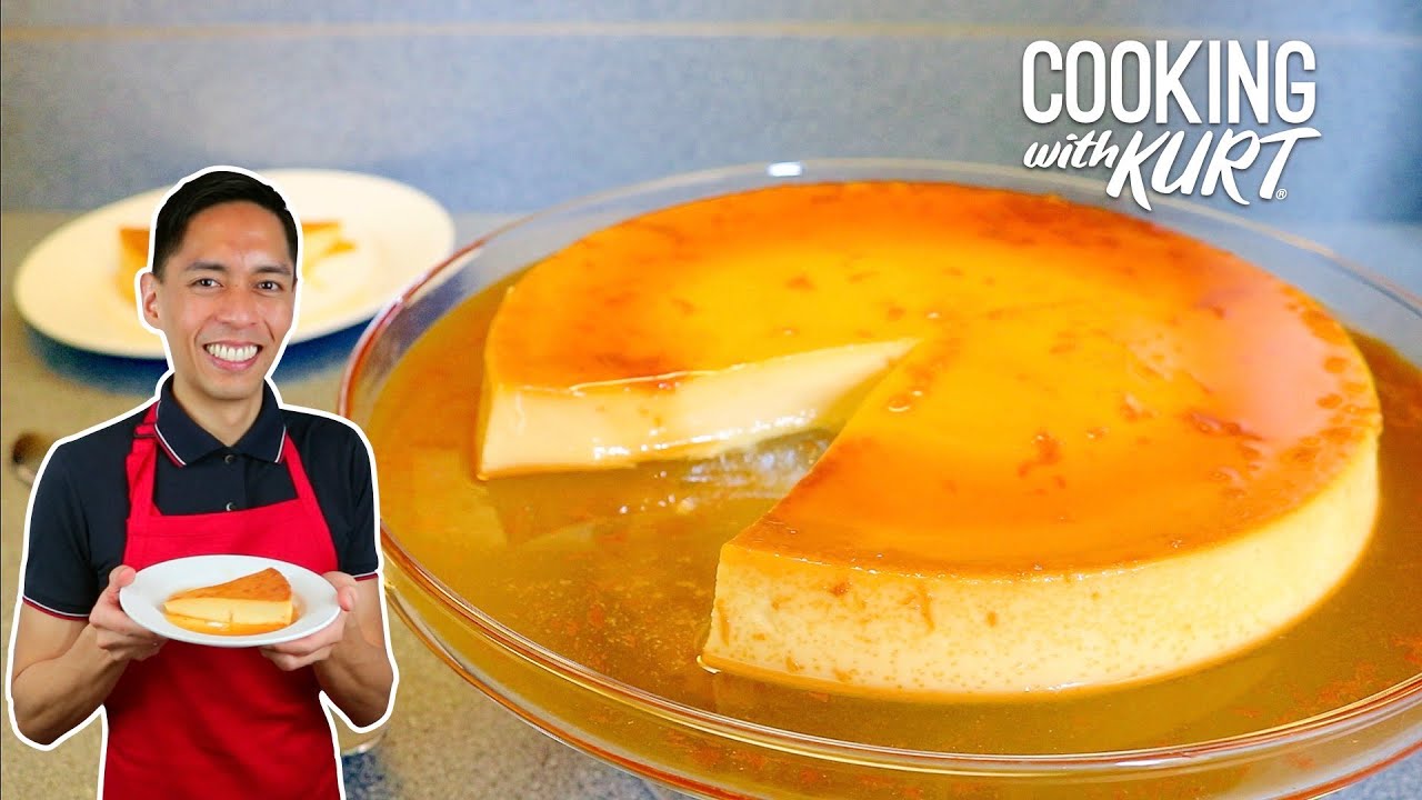Leche Flan: Filipino Crème Caramel - Coconut Custard with a Caramel Topping | Cooking with Kurt