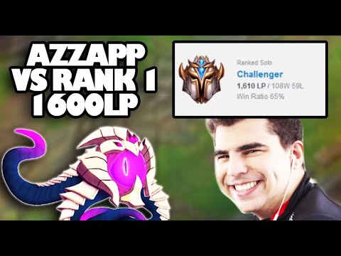 AZZAPP VS  RANK 1 CHALLENGER 1600 LP BWIPO AND FORGIVEN