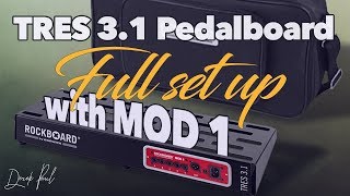Video thumbnail for Tres 3.1 Pedalboard build | Rockboard plus MOD 1 patchbay by Derek Paul Guitar