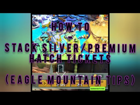 Angry Birds Evolution: How To - Stack Silver/Premium Hatch Tickets (Eagle Mountain Tips)