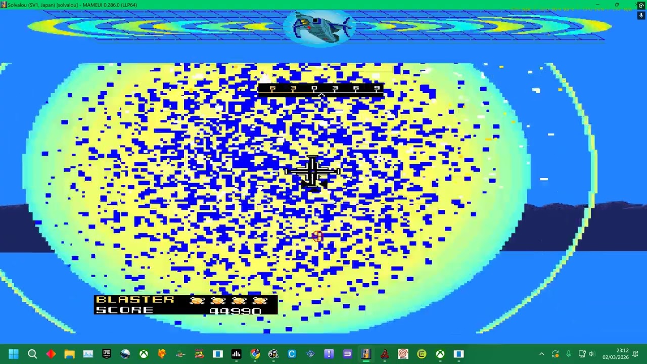 1991 MAME 286 = SOLVALU - NAMCO 4K TEST 1-2 4UK ARCADES