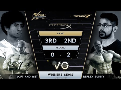 XCS FGC Finals Tekken 7 - Reflex-Sunny (Bryan) Vs. Soft and Wet (Geese) T7 Winners Semis