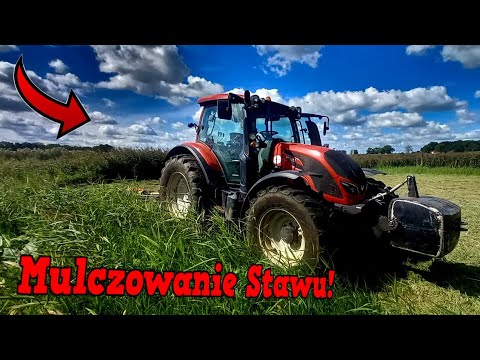 🔥🔥Wakacyjne🔥🔥 Mulczowanie Stawu!🔥 Valtra N-114 W Akcji🔥
