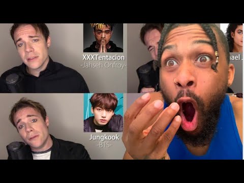 ONE GUY, 54 VOICES With Music! Drake, TØP, P!ATD, Puth   Famous Singer Impressions |REACTION|