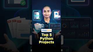 Top 5 Python Projects to Get Hired In 2026 | Python Projects For Resume | #Shorts | #Simplilearn