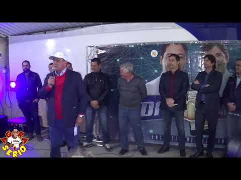 Prefeito Ayres Scorsatto junto e Misturado com o Deputado Federal Marcio Alvino e Deputado Estadual André do Prado no Encontro com Lideranças em Juquitiba