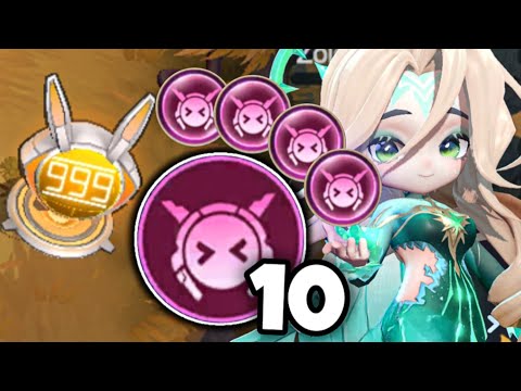 999 STACK 10/10 ASPIRANTS USING AURORA | MAGIC CHESS GO GO META