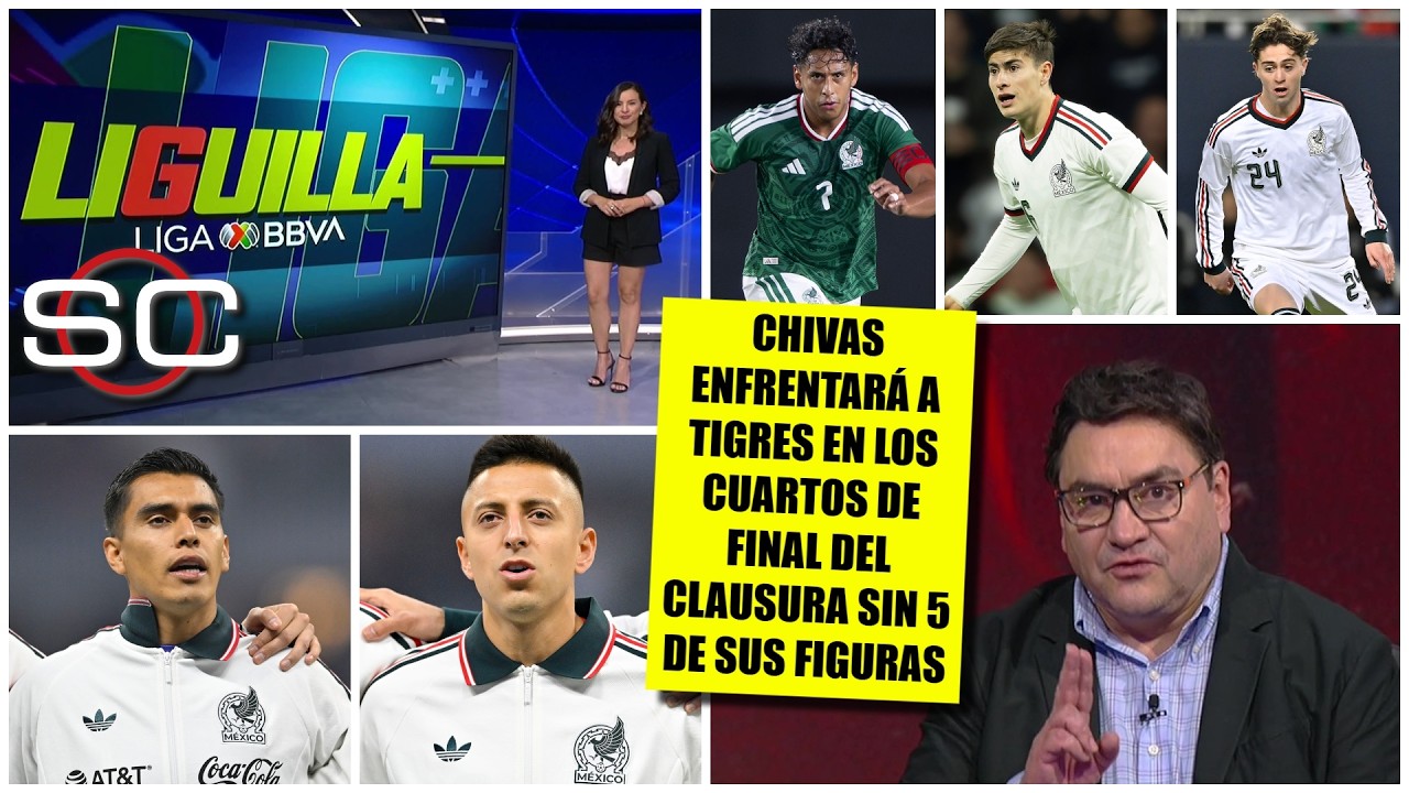 PIETRASANTA cree que aun sin sus SELECCIONADOS, CHIVAS dará la PELEA en la LIGUILLA | SportsCenter