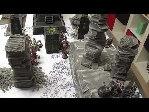 Warhammer 40k Battle Report: Kreuzzug Night Lords vs. Necrons 9. Edition deutsch