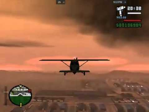 Grand Theft Auto San Andreas Walkthrough Part 77 (Airplane Hitman)