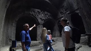 preview picture of video 'Geghard - The fantastic medieval Armenian monastery carved out of cliffs'