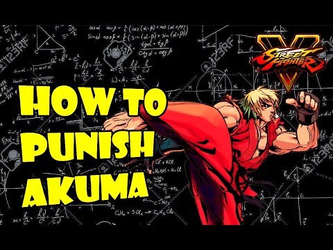 SFV S2.5 Ken - Akuma Frame Data + Punishes (With Commentary)