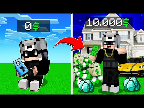 HIRSIZLIK YAPARAK MİLYARDER OLDUM 😱 - Minecraft