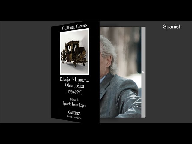 Vídeo relacionado con Dibujo de la muerte. Obra poética: (1966-1990) (Letras Hispánicas)