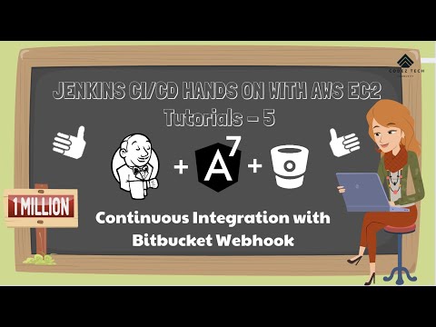 Jenkins For Beginners Tutorial - 5 | JENKINS CI/CD HANDS-ON WITH AWS EC2 | CI with Bitbucket Webhook