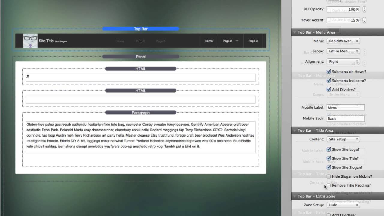 Foundation for RapidWeaver v1.1