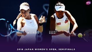 Download lagu Amanda Anisimova vs. Zhang Shuai | 2018 Japan Women's Open Semifinal | WTA Highlights mp3