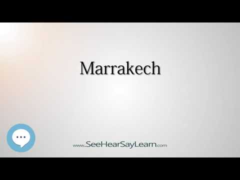 Marrakech (How to Pronounce Cities of the World)💬⭐🌍✅