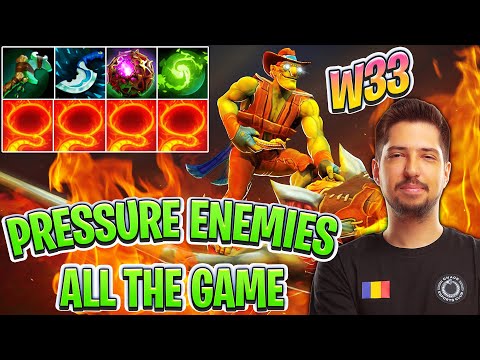 👉W33 5 Wins In A Row With Batrider - Endless Flaming Lasso Dont Give A Chance To Enemies To Breath