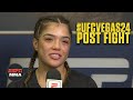 #UFCVegas24 Post Fight: Tracy Cortez breaks down win vs. Justine Kish | ESPN MMA